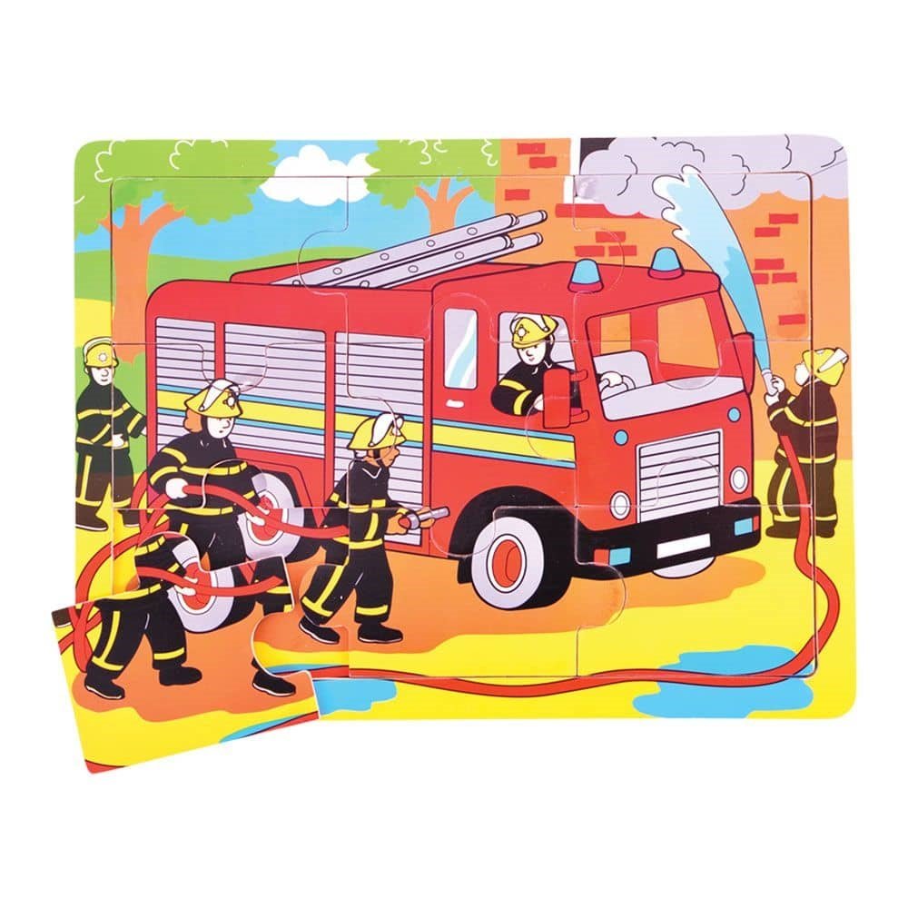 Tray Puzzle Fire Engine - ABC School Supplies
