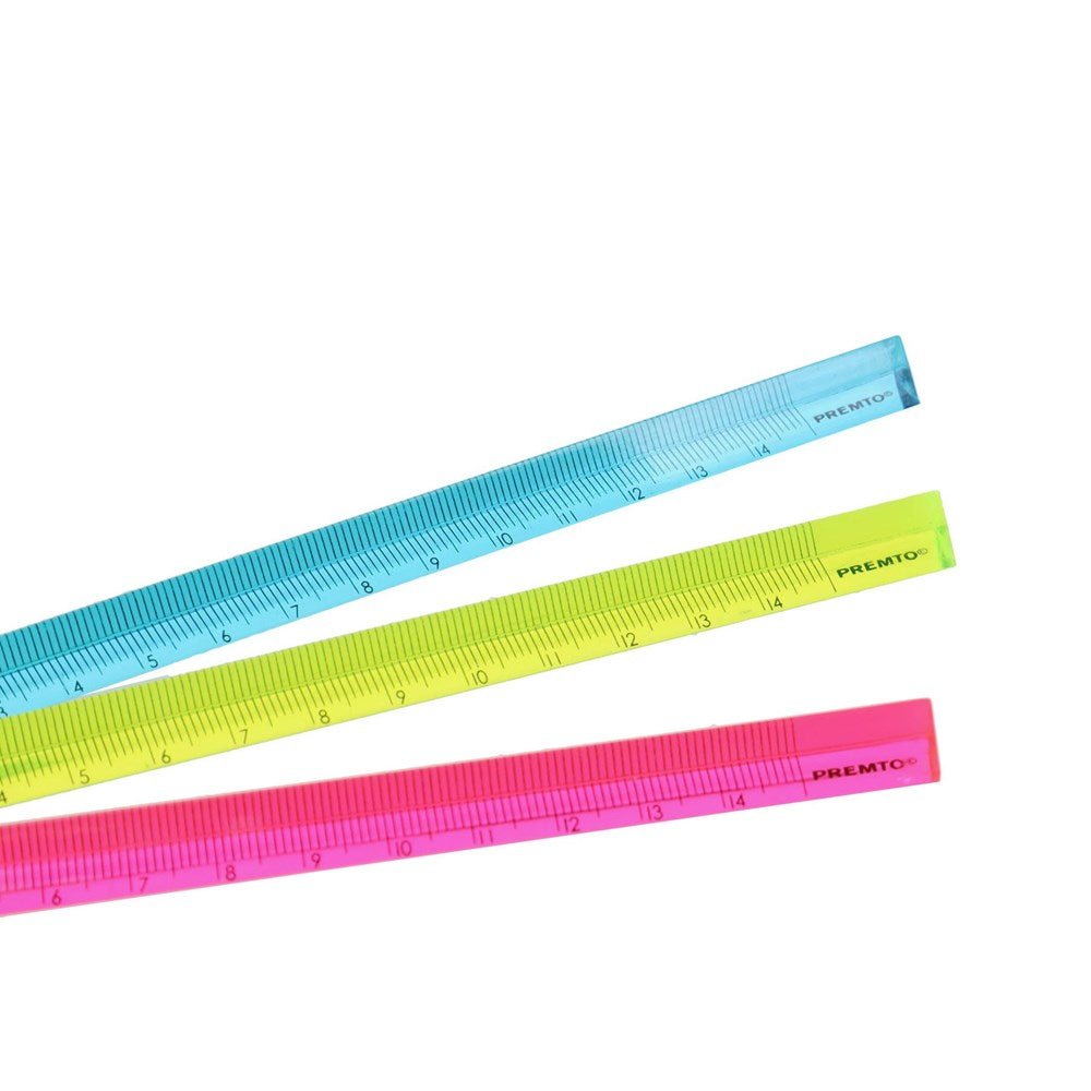 Triangular Ruler 15cm - ABC School Supplies