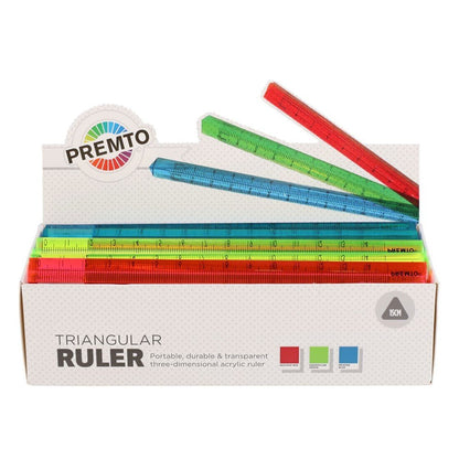 Triangular Ruler 15cm Value Pack of 60 - ABC School Supplies