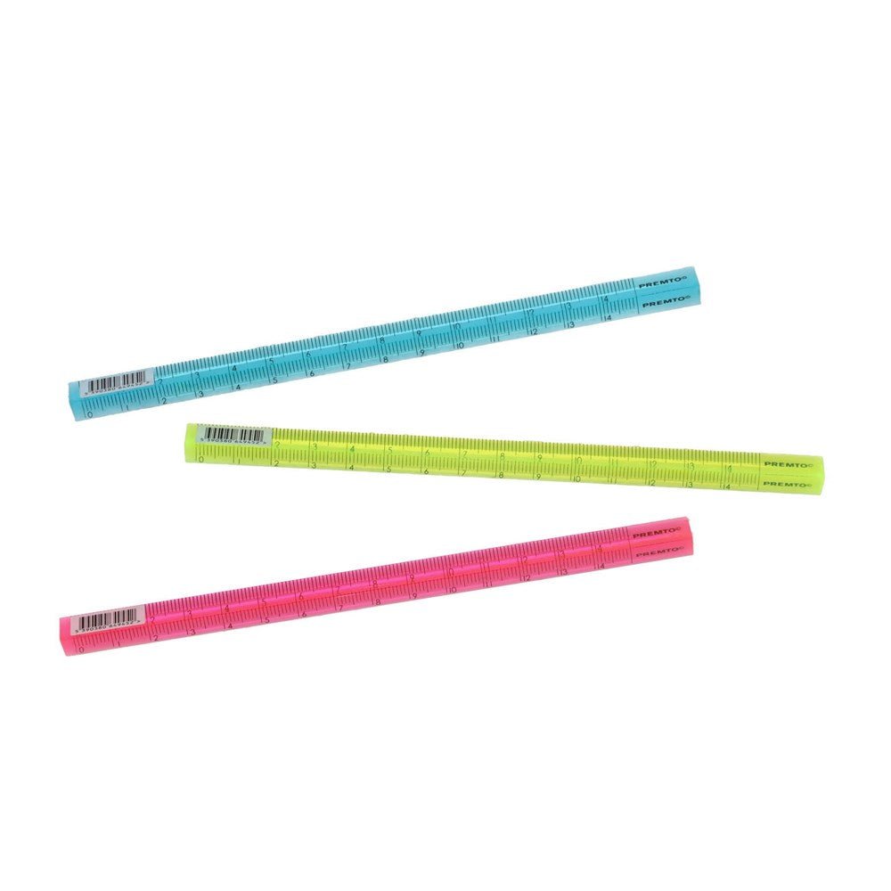 Triangular Ruler 15cm Value Pack of 60 - ABC School Supplies