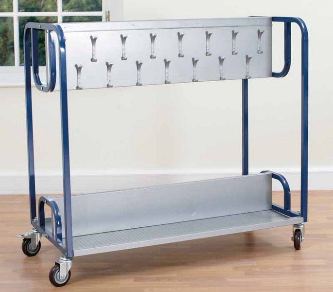 Tuf Steel Classroom Cloakroom Trolley (Stores 30 Coats) - ABC School Supplies
