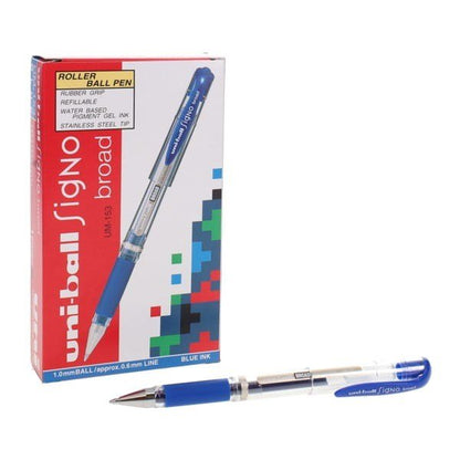 Uni Ball 0.1mm Signo Rollerball Pen - Blue - ABC School Supplies