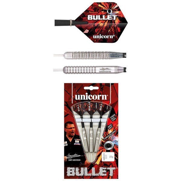 Unicorn Gary Anderson Bullet Stainless Steel Darts - ABC School Supplies