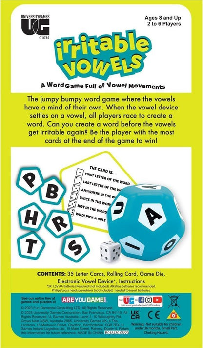 **University Games Irritable Vowels - ABC School Supplies