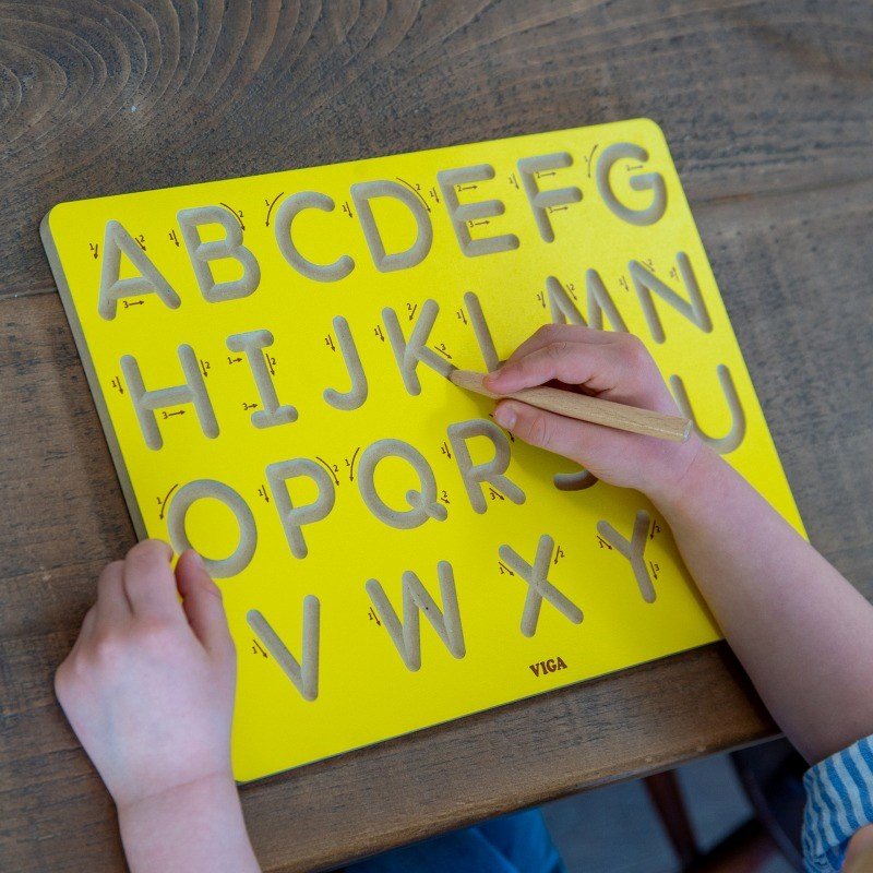 Upper Case Letters Tracing Board - ABC School Supplies
