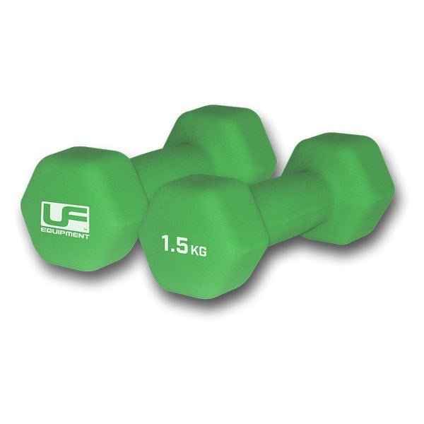 Urban Fitness Hex Dumbbells - Neoprene Covered (Pair) - ABC School Supplies