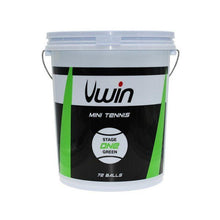 Uwin Stage 1 Green Tennis Balls - Bucket Of 72 Balls - ABC School Supplies