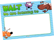 **Walt 'We Are Learning To' Poster - ABC School Supplies