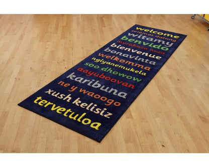 **Welcome Runner Classroom Carpet 3 X 1 Metre - ABC School Supplies