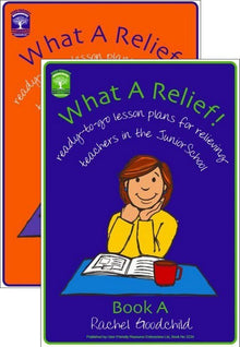What A Relief! Set (Book A & Book B) - Ready-To-Go Lesson Plans For Relieving Teachers In The Junior School - ABC School Supplies