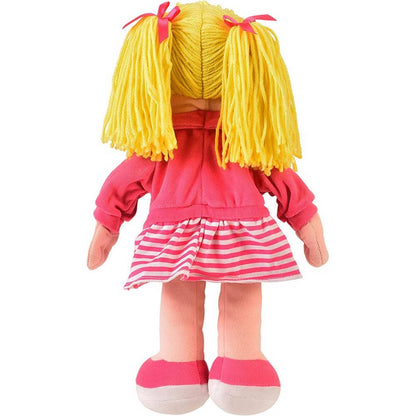 White Girl Hand Puppet With Moving Mouth - ABC School Supplies