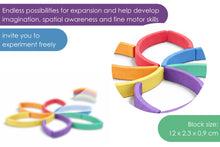 Wissner Bow Blocks in 6 Colours - Set of 24 pcs - ABC School Supplies