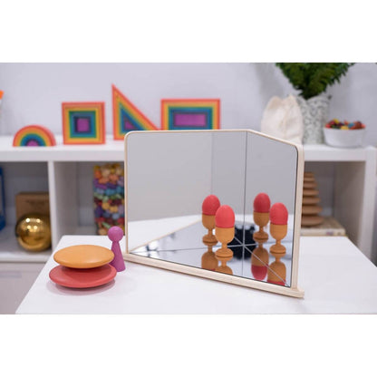 Wooden 4 - Way Mirror - ABC School Supplies