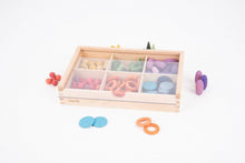 **Wooden 6 Way Sorting Box - ABC School Supplies