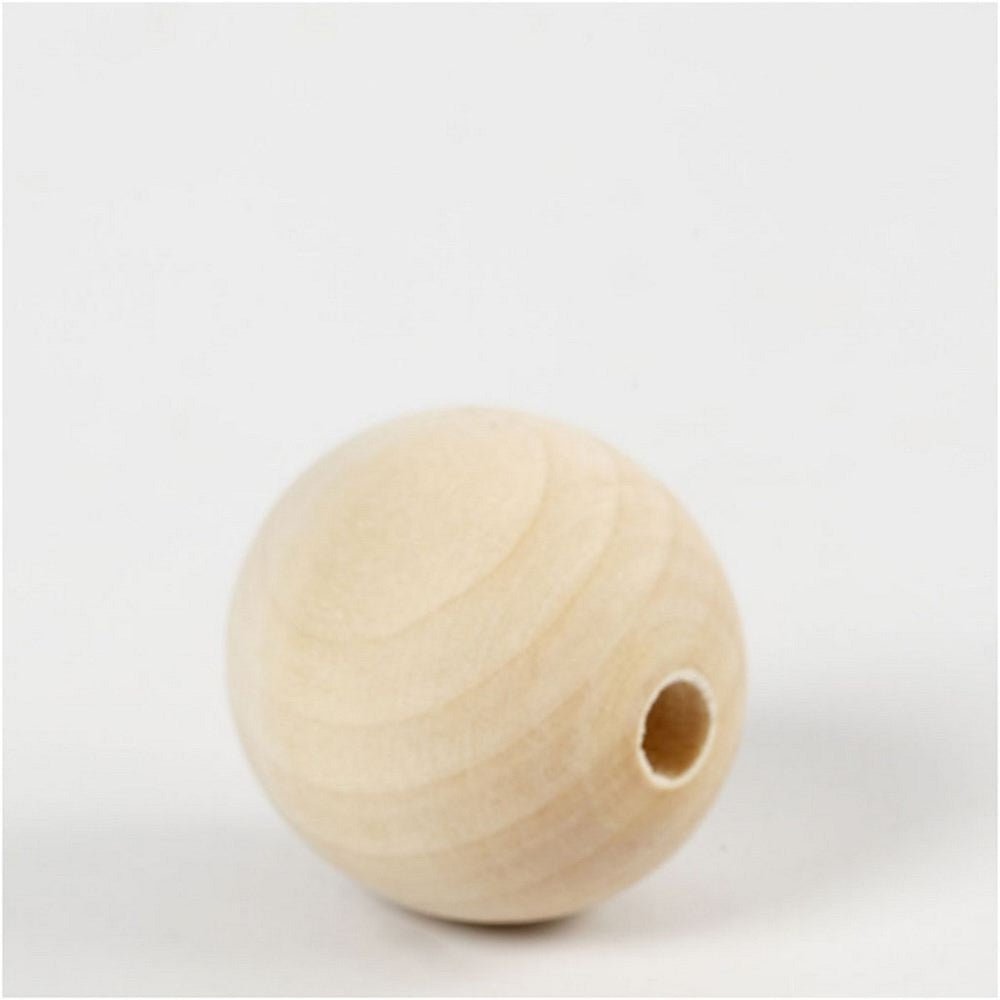 Wooden Bead - Pack of 50 - ABC School Supplies