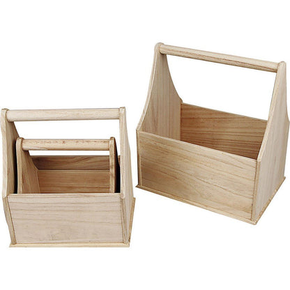 Wooden Bottle Holders - Pack of 3 - ABC School Supplies