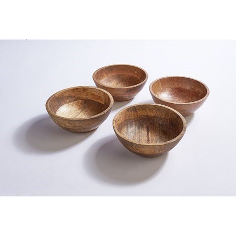Wooden Bowls 4Pk - ABC School Supplies