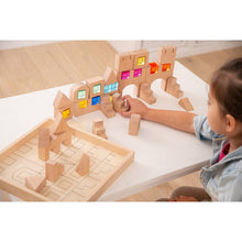 Wooden Building Gem Blocks - ABC School Supplies