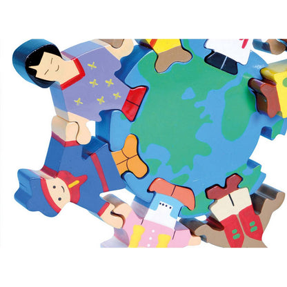 **Wooden Children Of The World Puzzle - ABC School Supplies