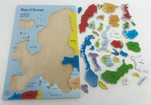 Wooden Countries of Europe Jigsaw Puzzle - ABC School Supplies