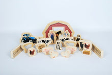 **Wooden Farm Blocks - Pack Of 25 - ABC School Supplies