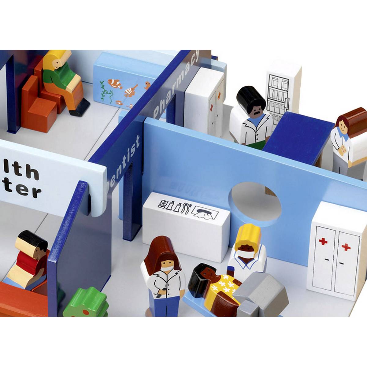 Wooden Health Centre Play Set - ABC School Supplies