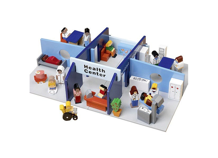 Wooden Health Centre Play Set - ABC School Supplies