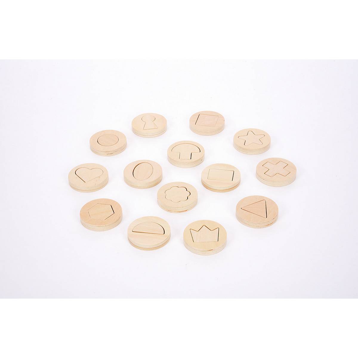 **Wooden Inside Outside Shapes Game - ABC School Supplies