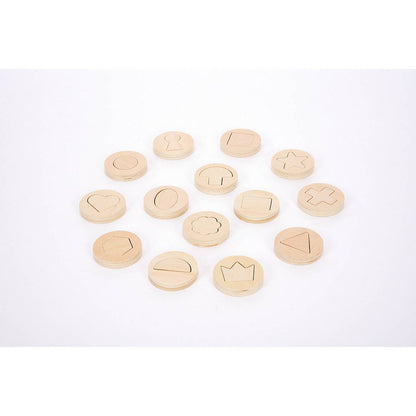 **Wooden Inside Outside Shapes Game - ABC School Supplies