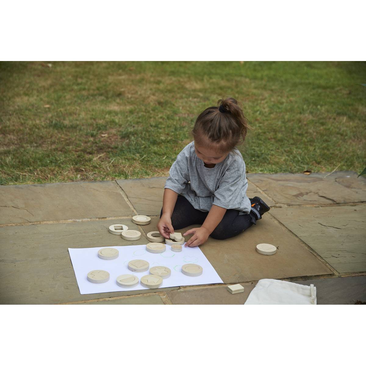 **Wooden Inside Outside Shapes Game - ABC School Supplies