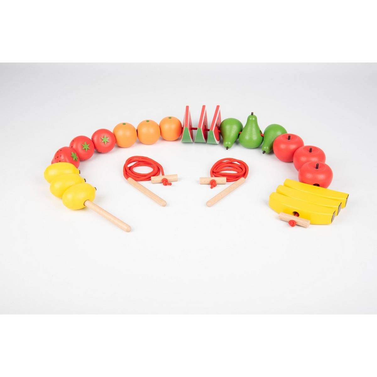 Wooden Lacing Fruits - ABC School Supplies