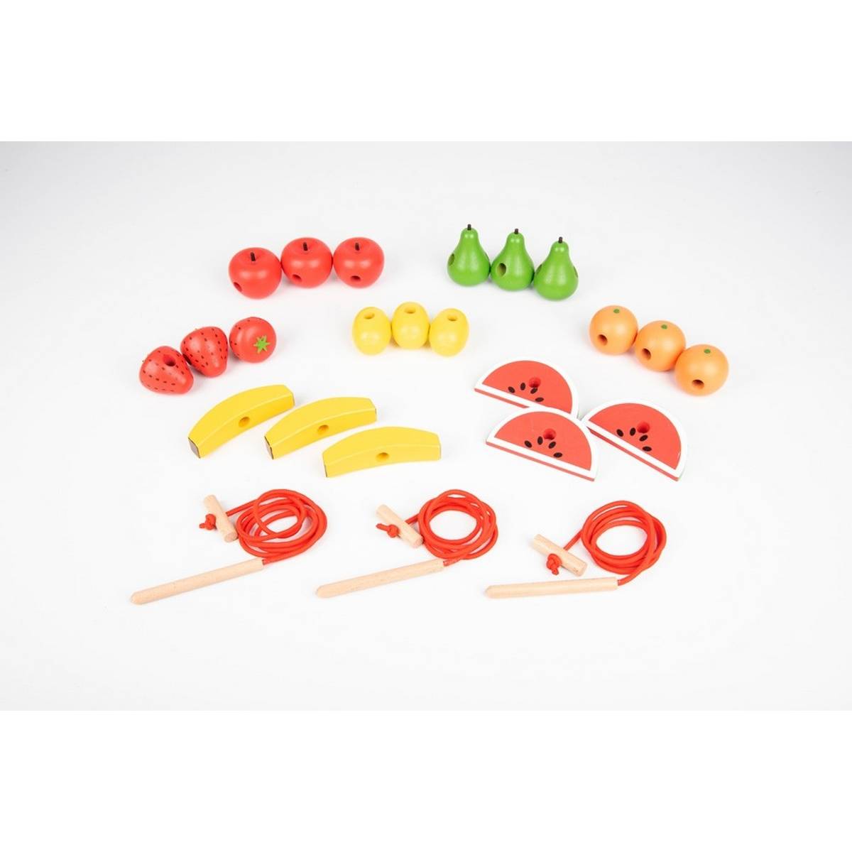 Wooden Lacing Fruits - ABC School Supplies