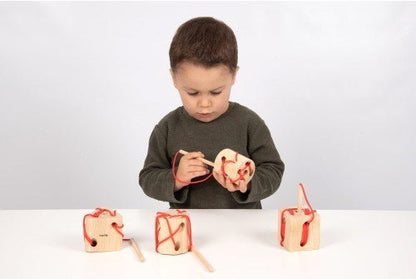 Wooden Lacing Shapes - ABC School Supplies