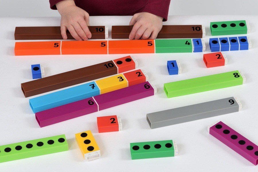 Wooden Number Rods - ABC School Supplies