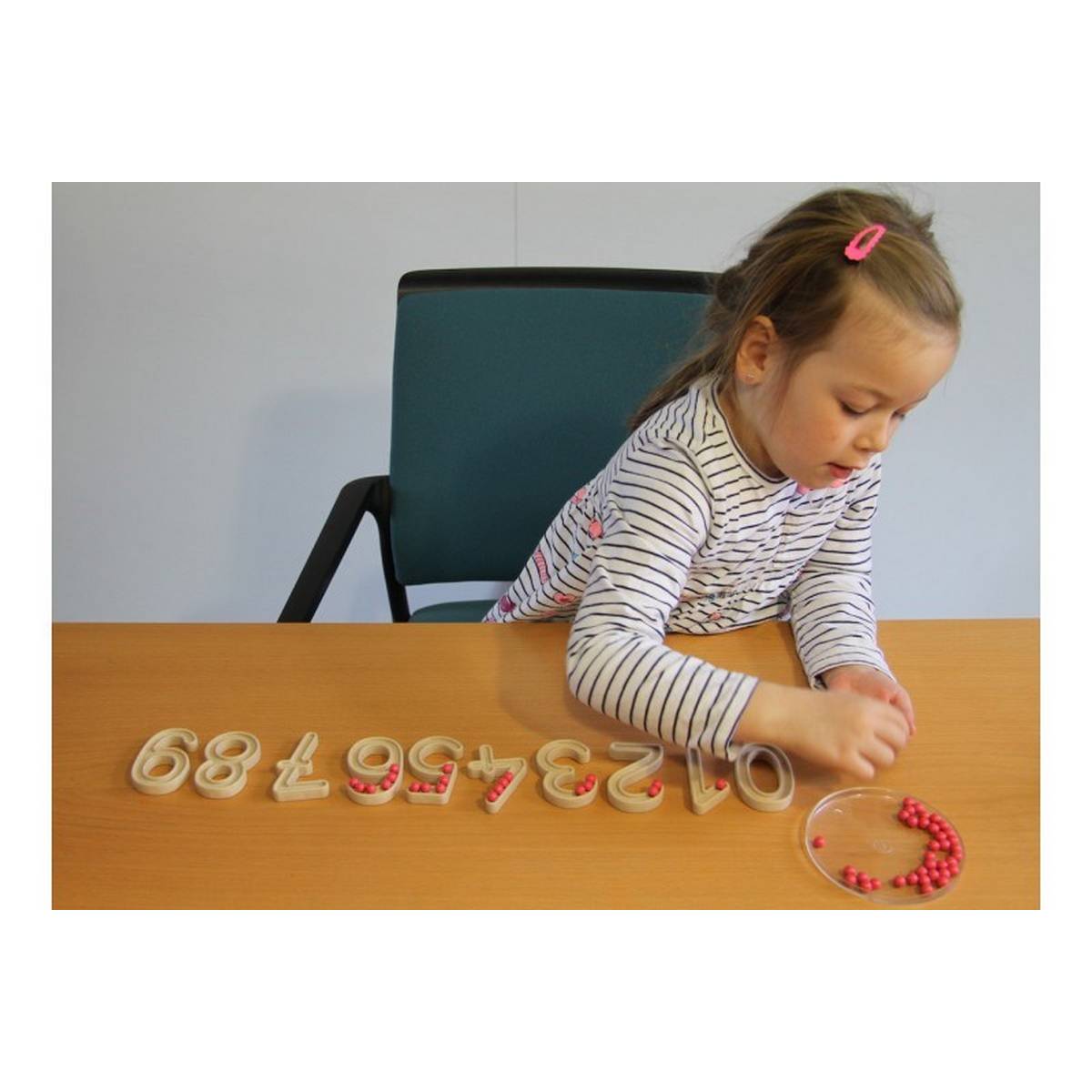 Wooden Numerals Set Of 11 - ABC School Supplies