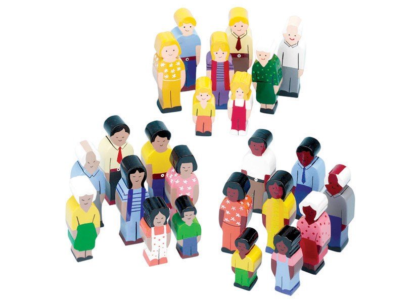 Wooden People Of The World Play Set - ABC School Supplies