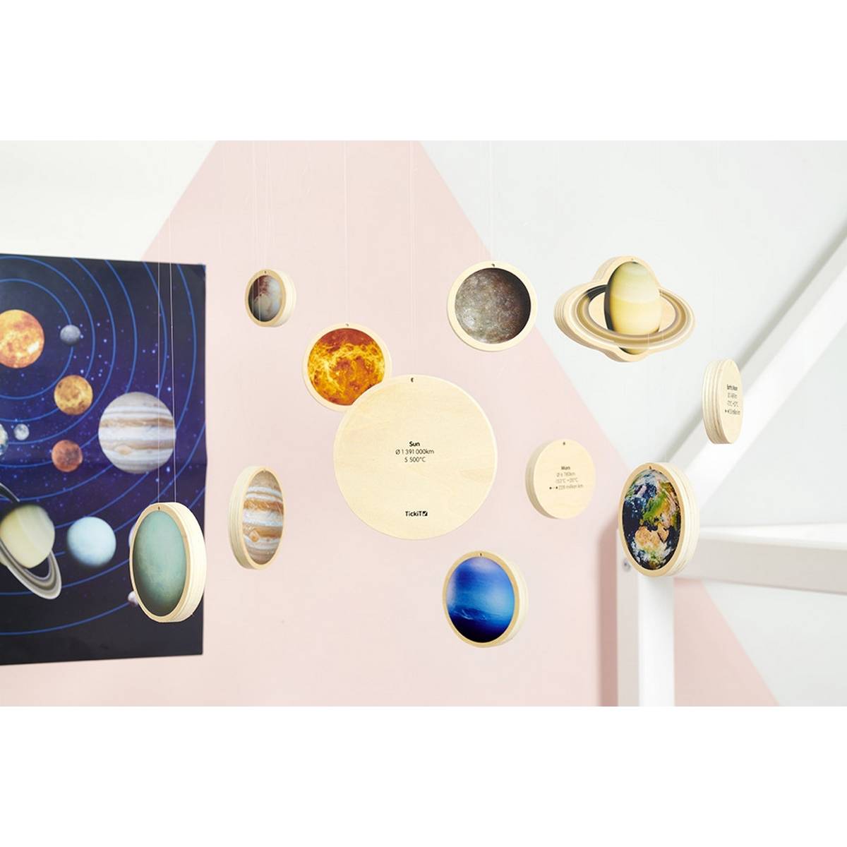 Wooden Solar System Discs - ABC School Supplies