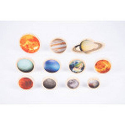Wooden Solar System Discs - ABC School Supplies