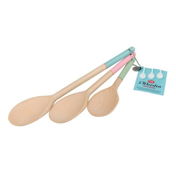 Wooden Spoons Assorted Size - Pack Of 3 - ABC School Supplies