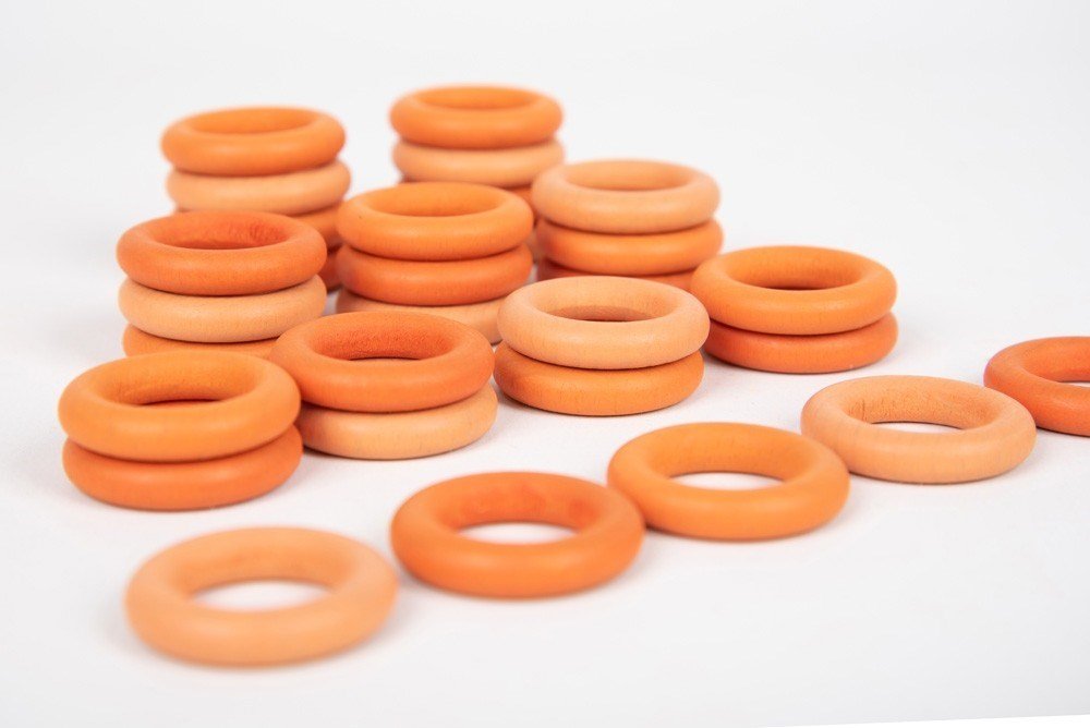 **Wooden Treasures "Hoop" - Pk30 - ABC School Supplies