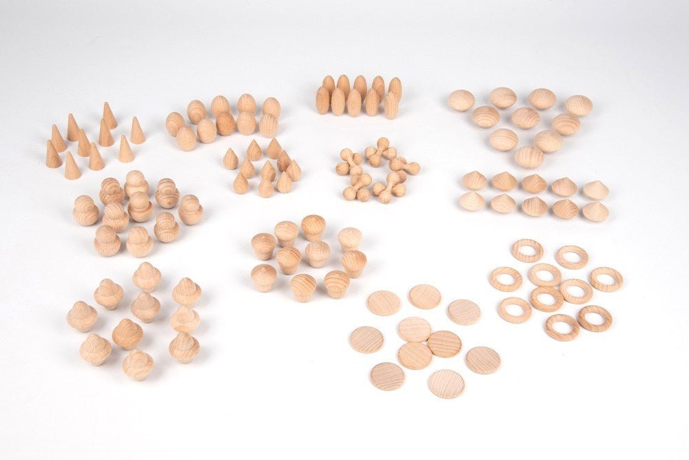 Wooden Treasures Natural Set - ABC School Supplies