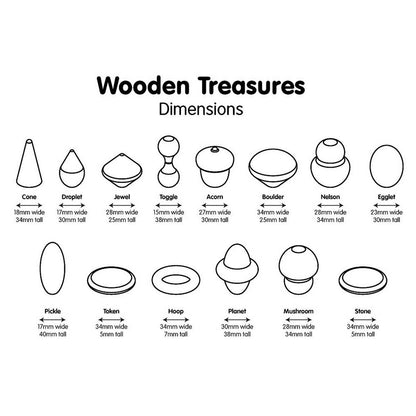 Wooden Treasures Taster Set - ABC School Supplies