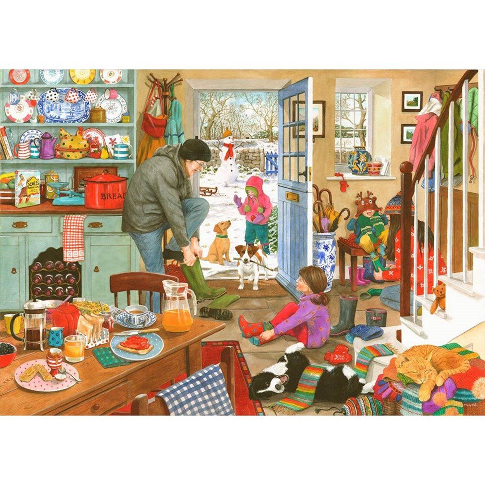 Woolly Hats & Wellies - 1000 Piece Jigsaw Puzzle - ABC School Supplies