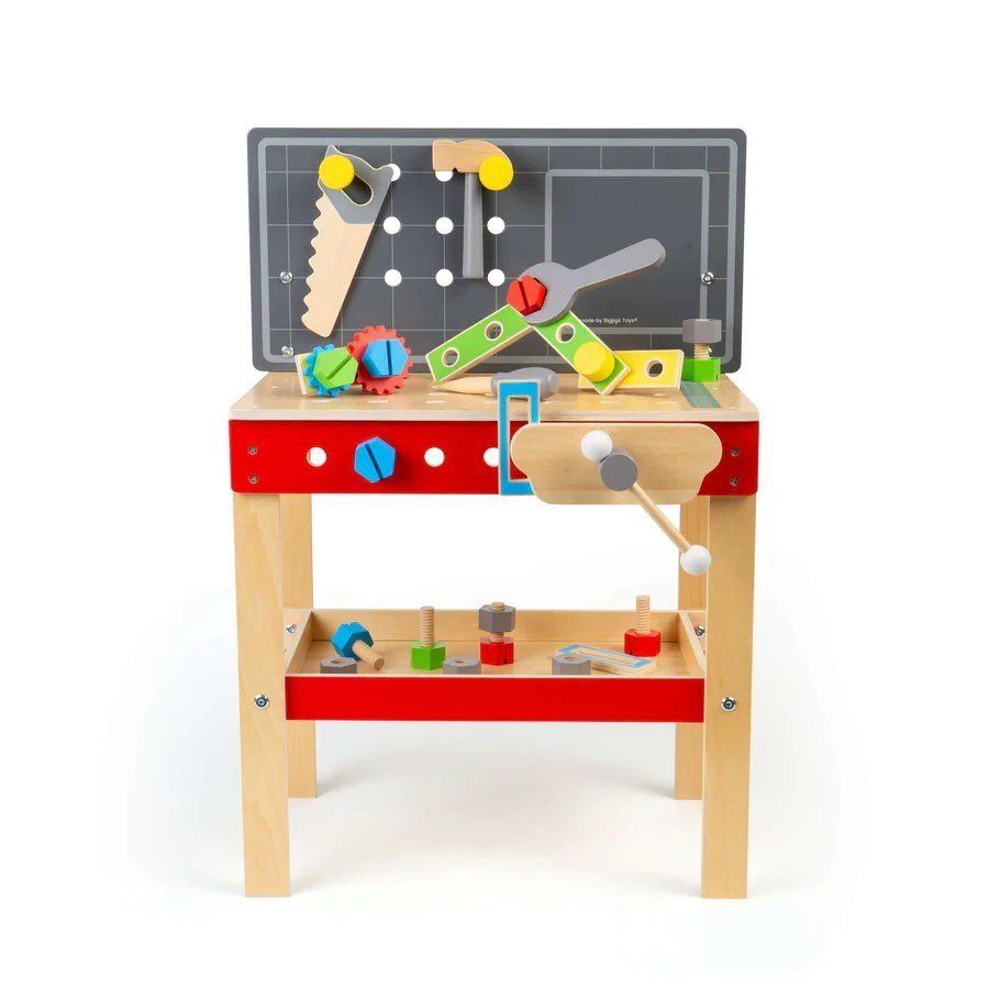 Workers' Workbench - 34pc Wooden Tool Bench - ABC School Supplies