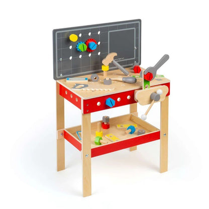 Workers' Workbench - 34pc Wooden Tool Bench - ABC School Supplies