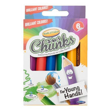 World Of Colour 3 - In - 1 Washable Chunks Pencils Pack Of 6 - ABC School Supplies