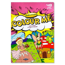 **World Of Colour A4 48Pg Colouring Book Bright - ABC School Supplies