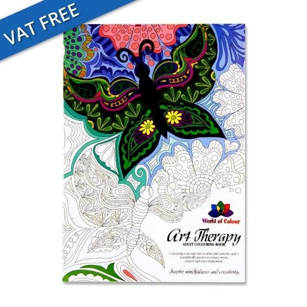 World of Colour Art Therapy Adult Colouring Book - ABC School Supplies