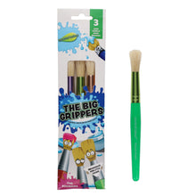 World Of Colour Big Grip Brush - Round Head Pack of 3 - ABC School Supplies