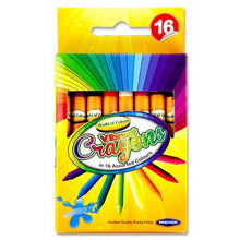 World Of Colour Box Of 16 Wax Crayons - ABC School Supplies